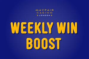 Mayfair Casino Weekly Win Boost